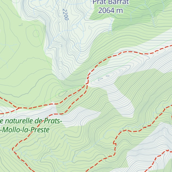 Map of Refuge de la Porteille de Rojta
