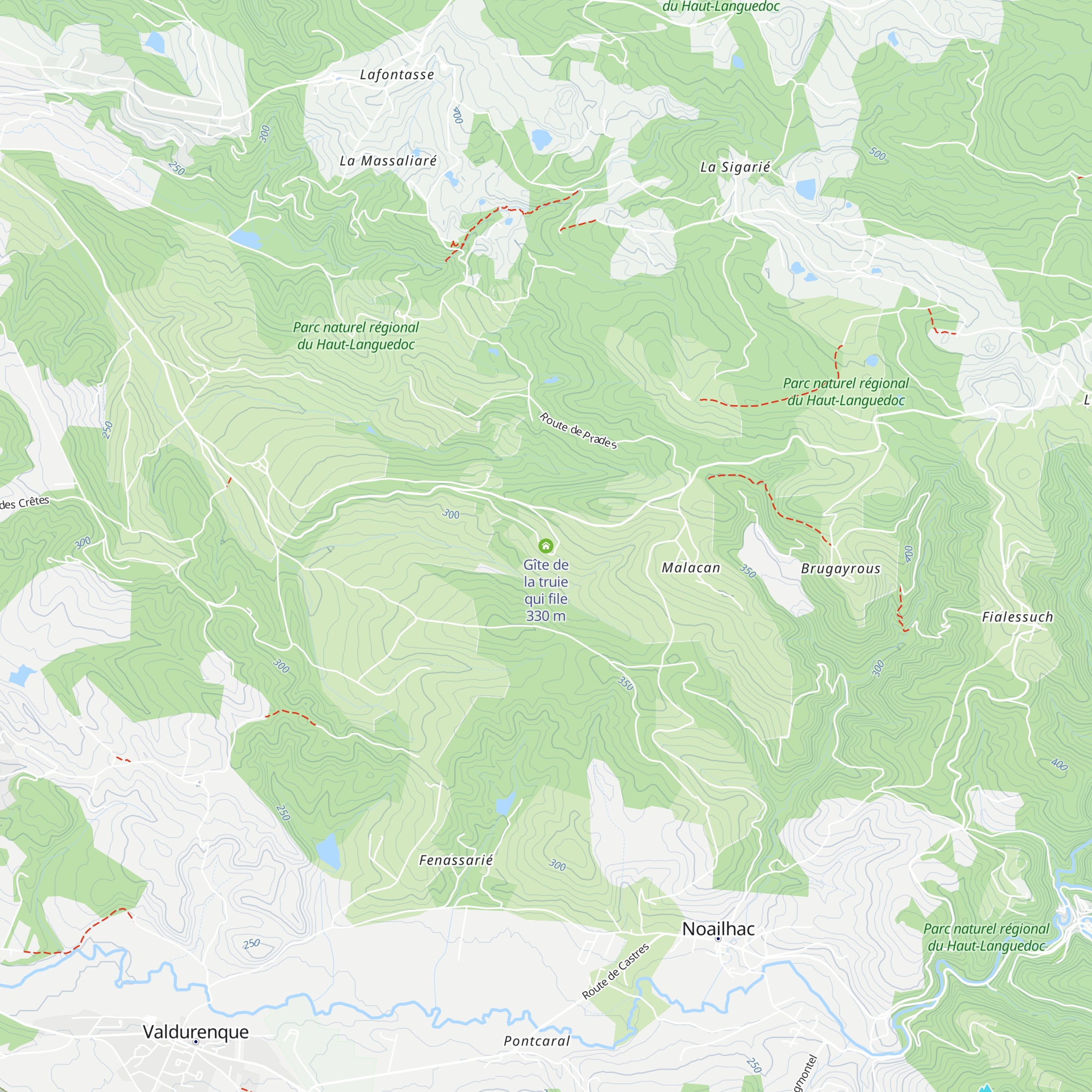 Gîte de la truie qui file map