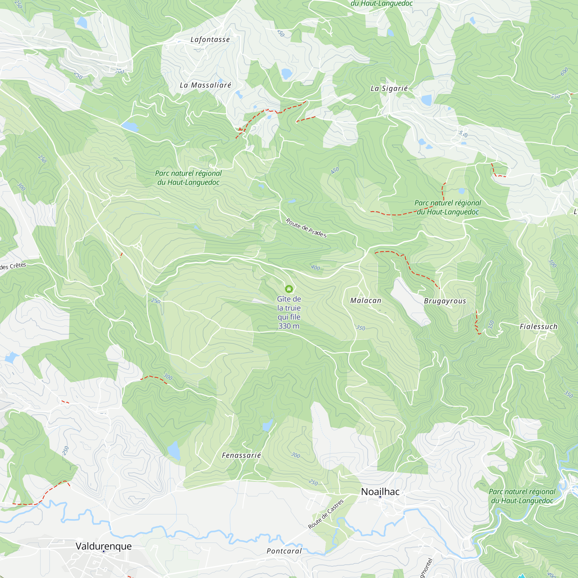 Gîte de la truie qui file map