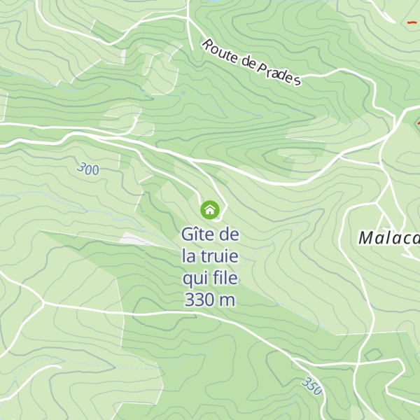 Map of Gîte de la truie qui file