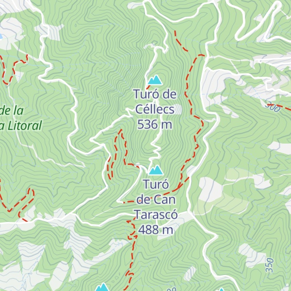 Map of Turó de Sant Pere Màrtir
