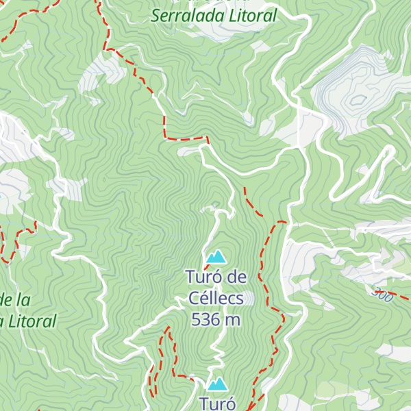 Map of Turó de Mataró