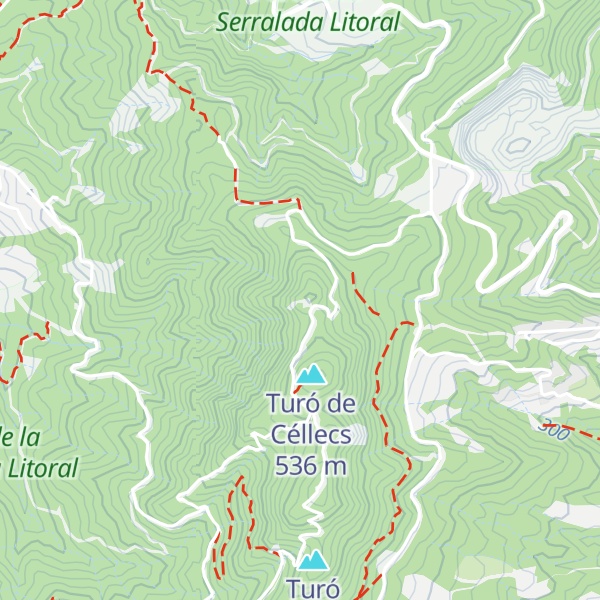 Map of La Cabana del Moro
