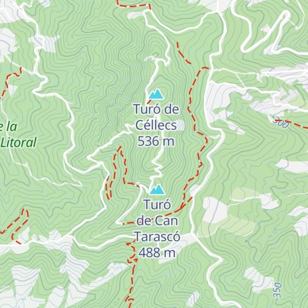 Map of Turó Rodó