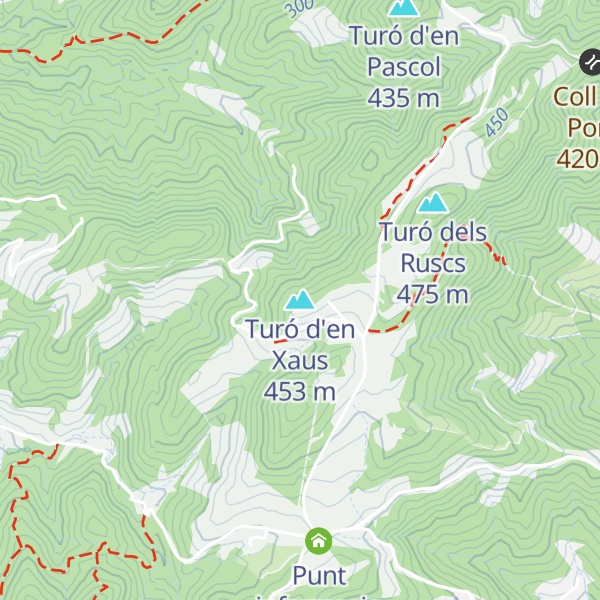 Map of Turó d'en Xaus