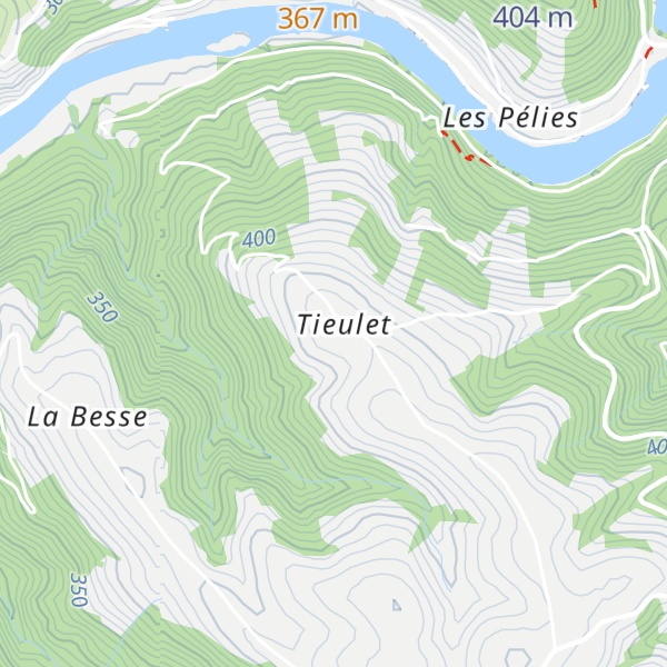 Map of Gîte Le Saule Pleureur