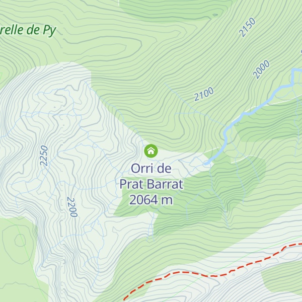 Map of Orri de Prat Barrat