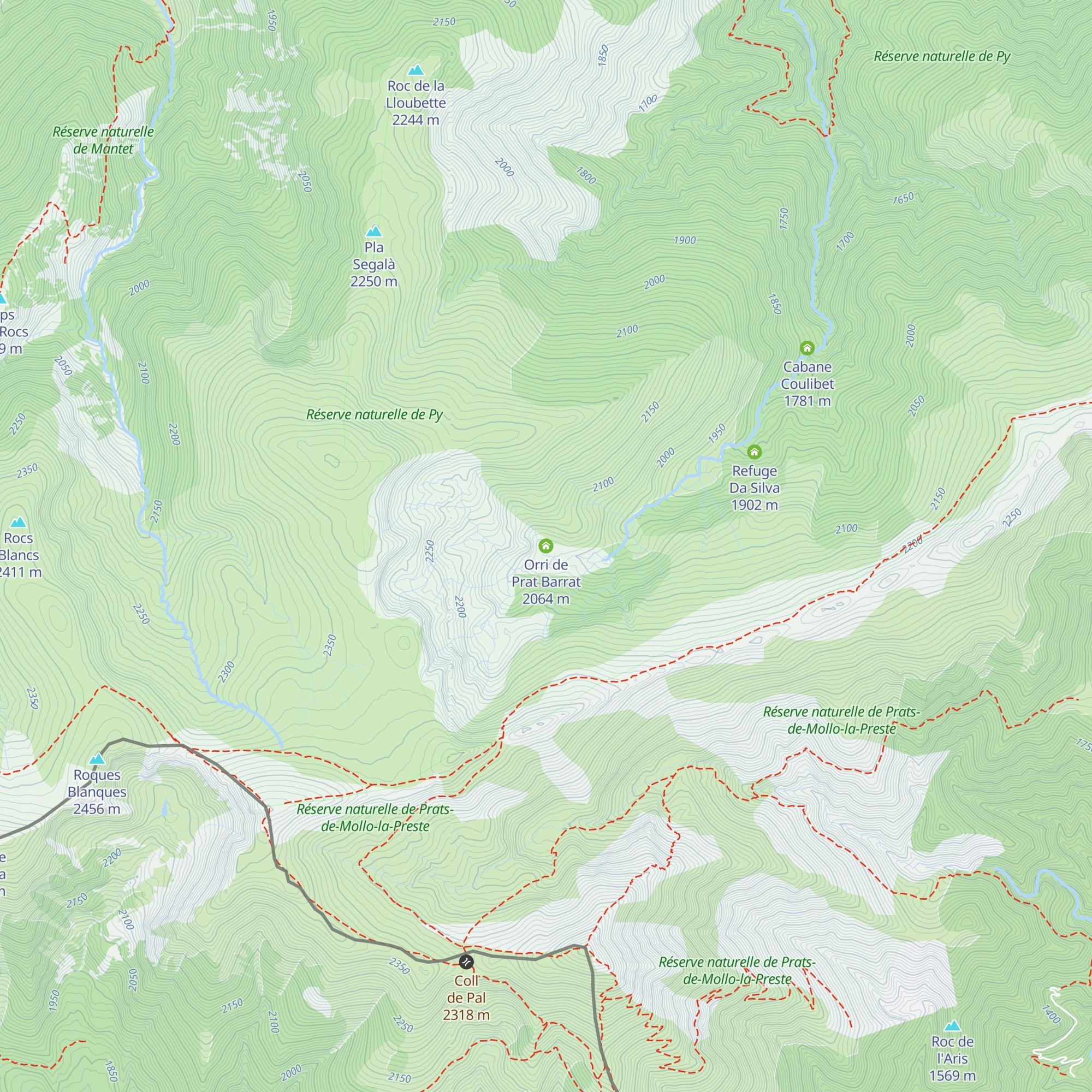Orri de Prat Barrat map