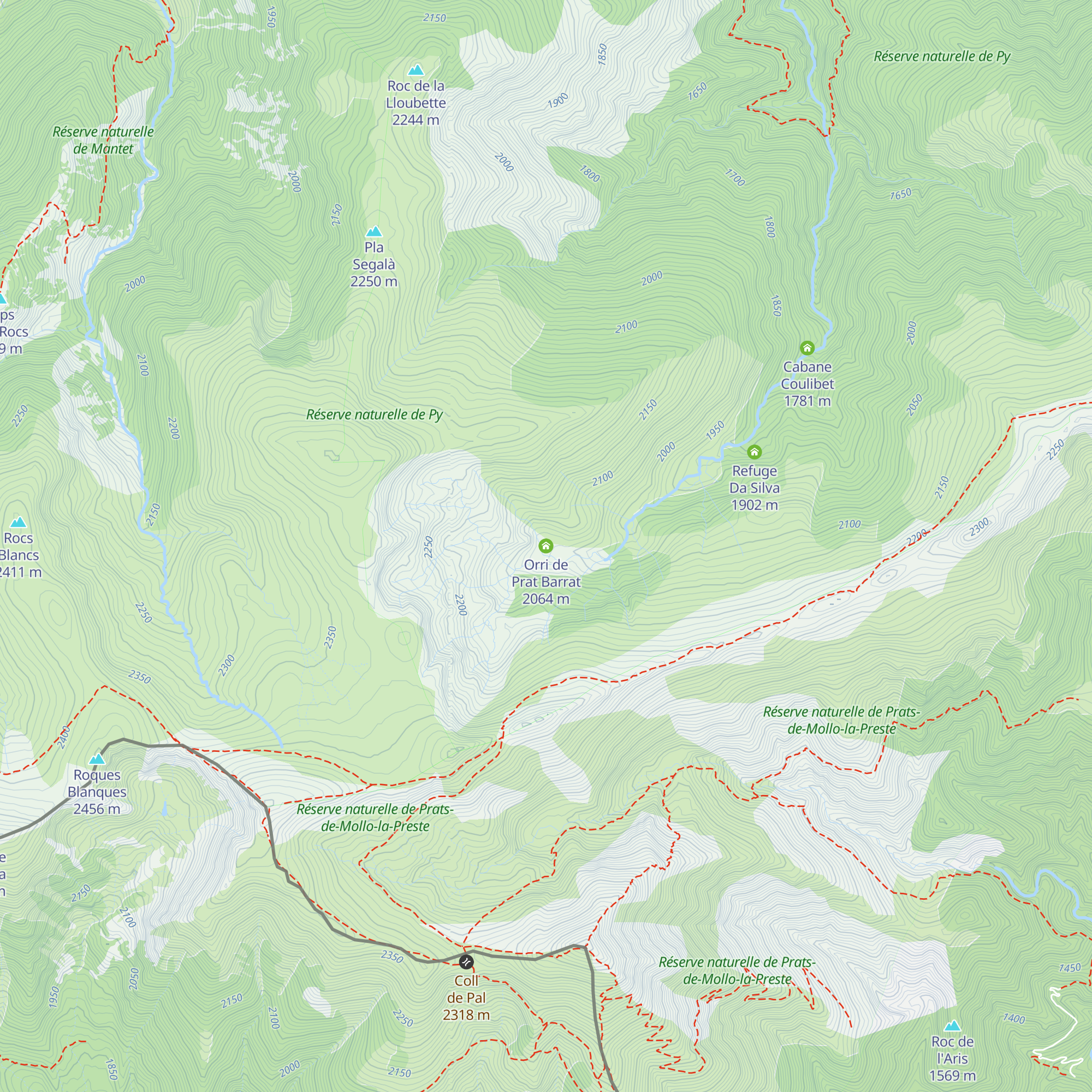 Orri de Prat Barrat map