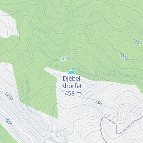 Map of Djebel Khorfet
