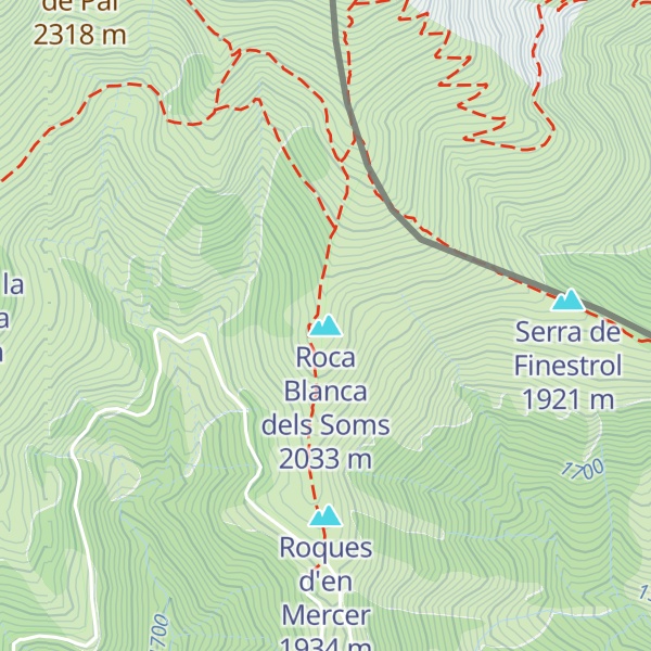 Map of Roca Blanca dels Soms