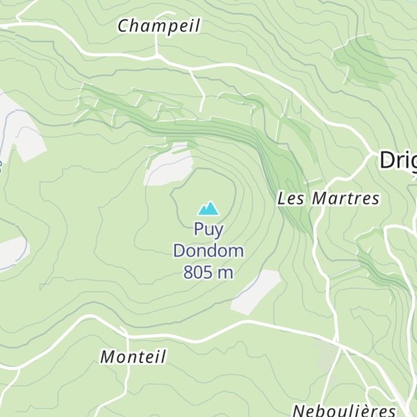 Map of Puy Dondom