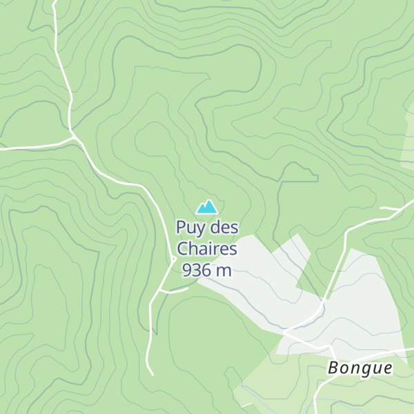 Map of Puy des Chaires