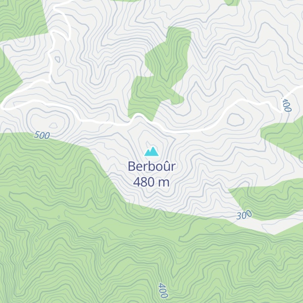 Map of Berboûr