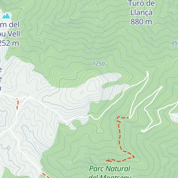 Map of Puig Drau