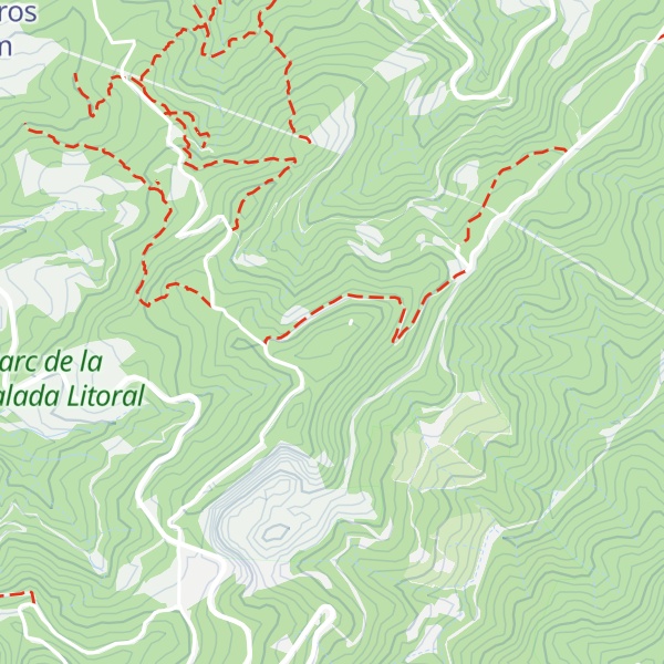Map of Serra de Riudameia