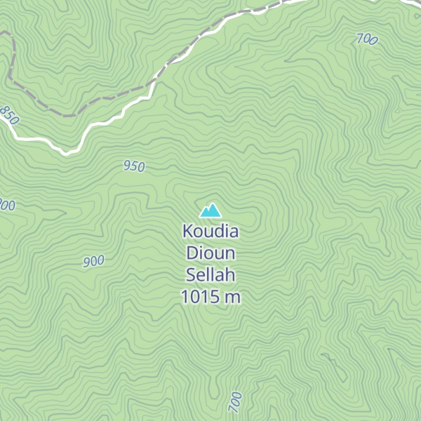 Map of Koudia Dioun Sellah