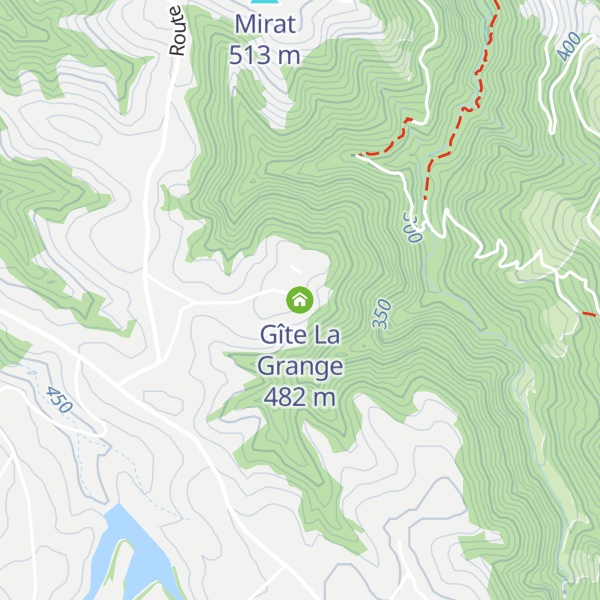 Map of Gîte La Grange