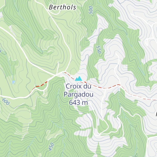 Map of Croix du Pargadou