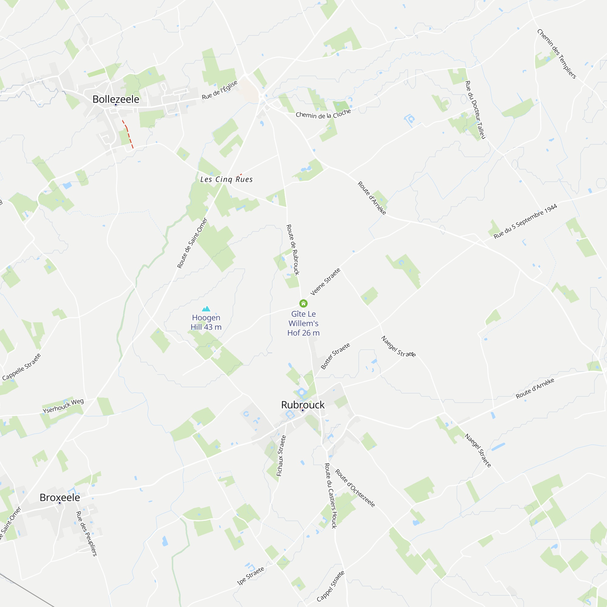 Gîte Le Willem's Hof map