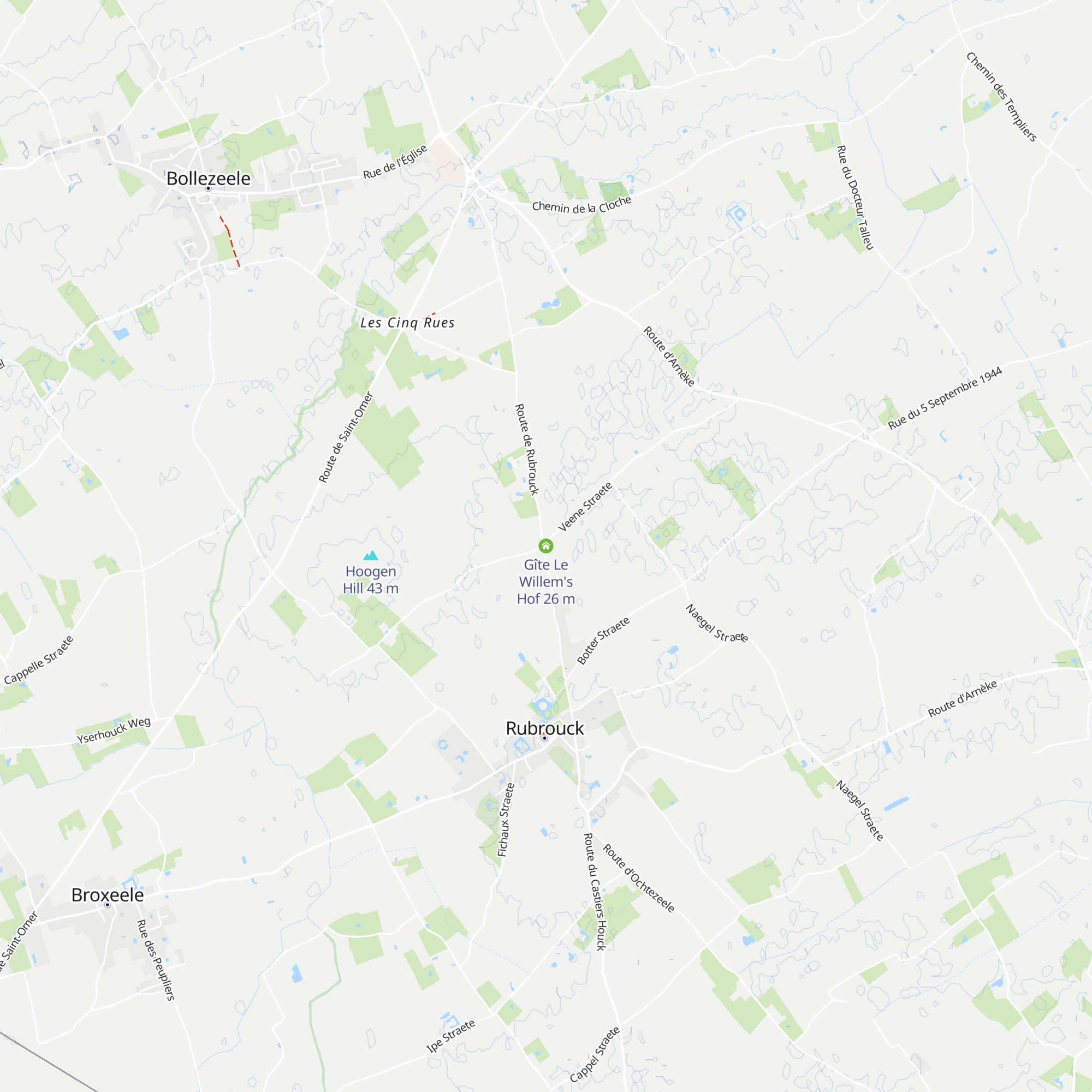 Gîte Le Willem's Hof map