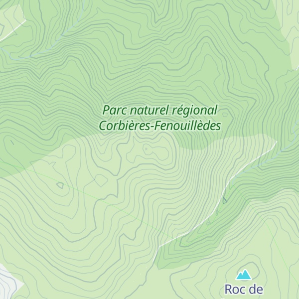 Map of Pic de Toulouse