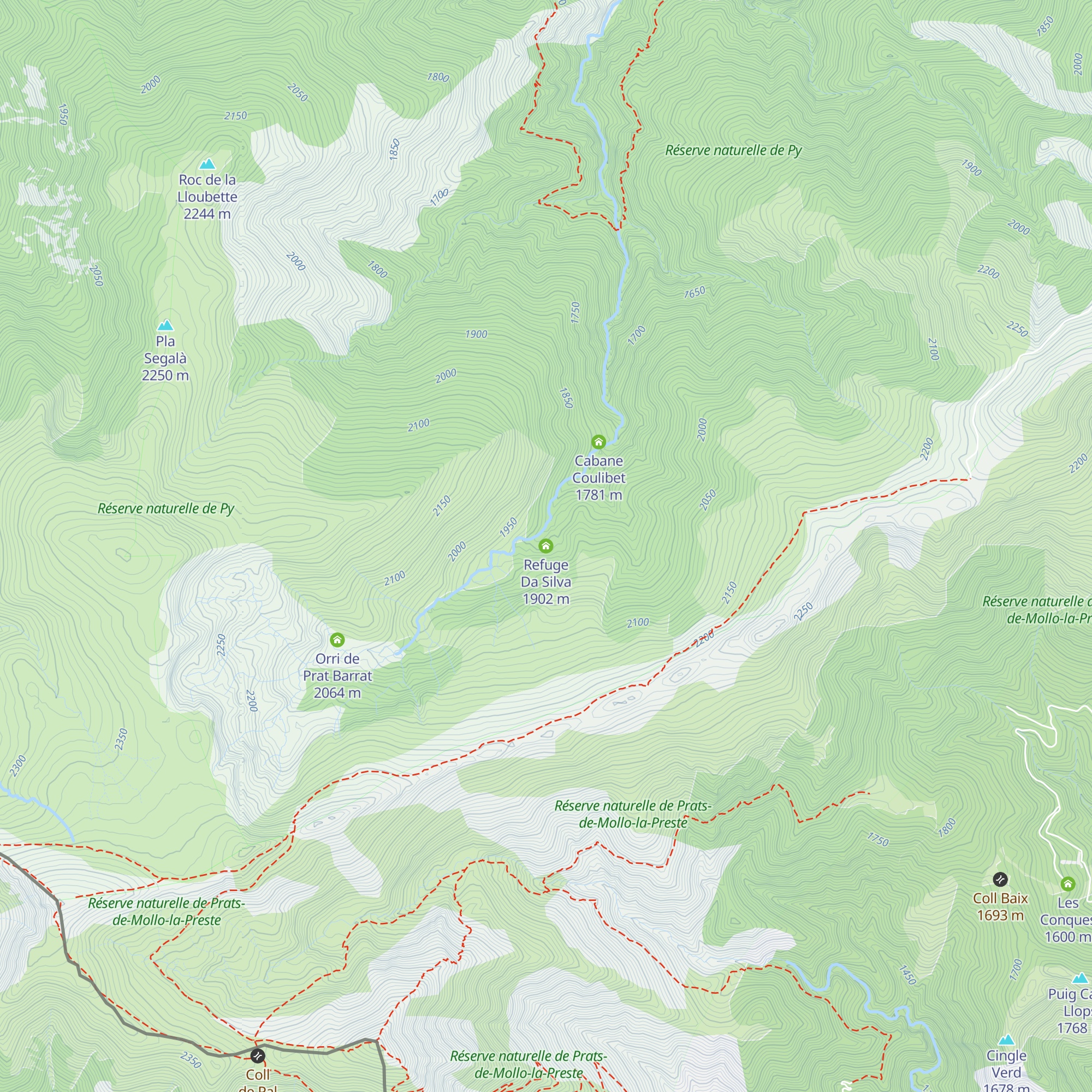 Refuge Da Silva map