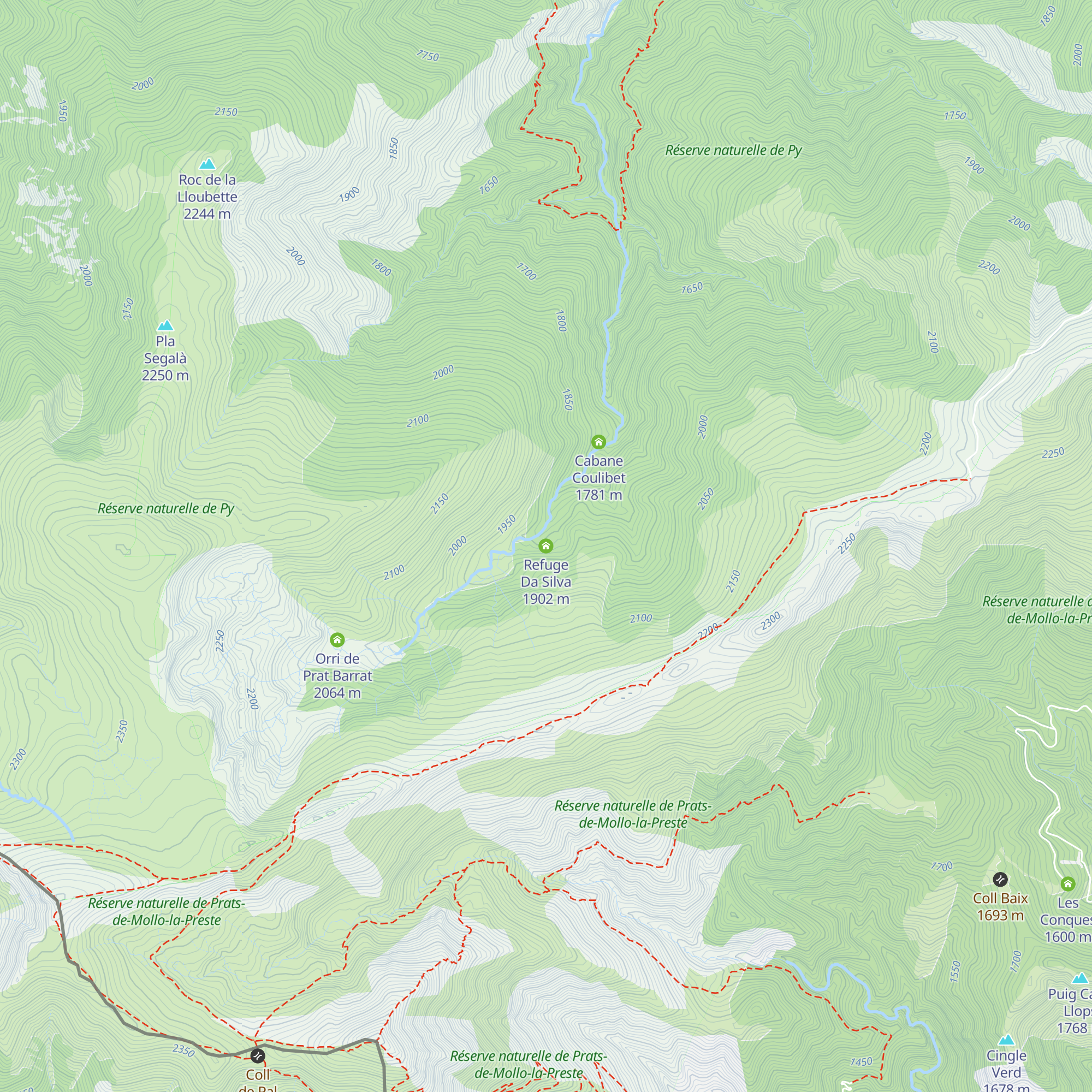 Refuge Da Silva map
