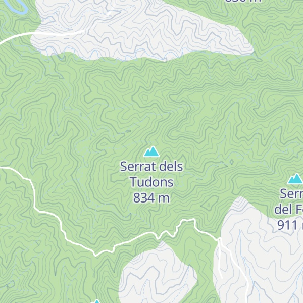 Map of Serrat dels Tudons