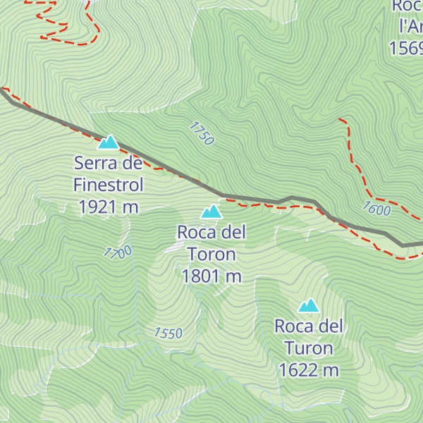 Map of Roca del Toron