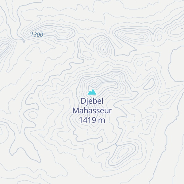 Map of Djebel Mahasseur