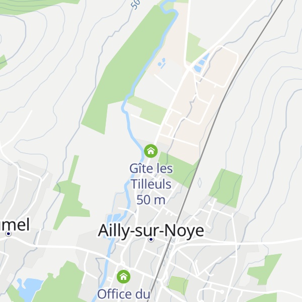 Map of Gîte les Tilleuls