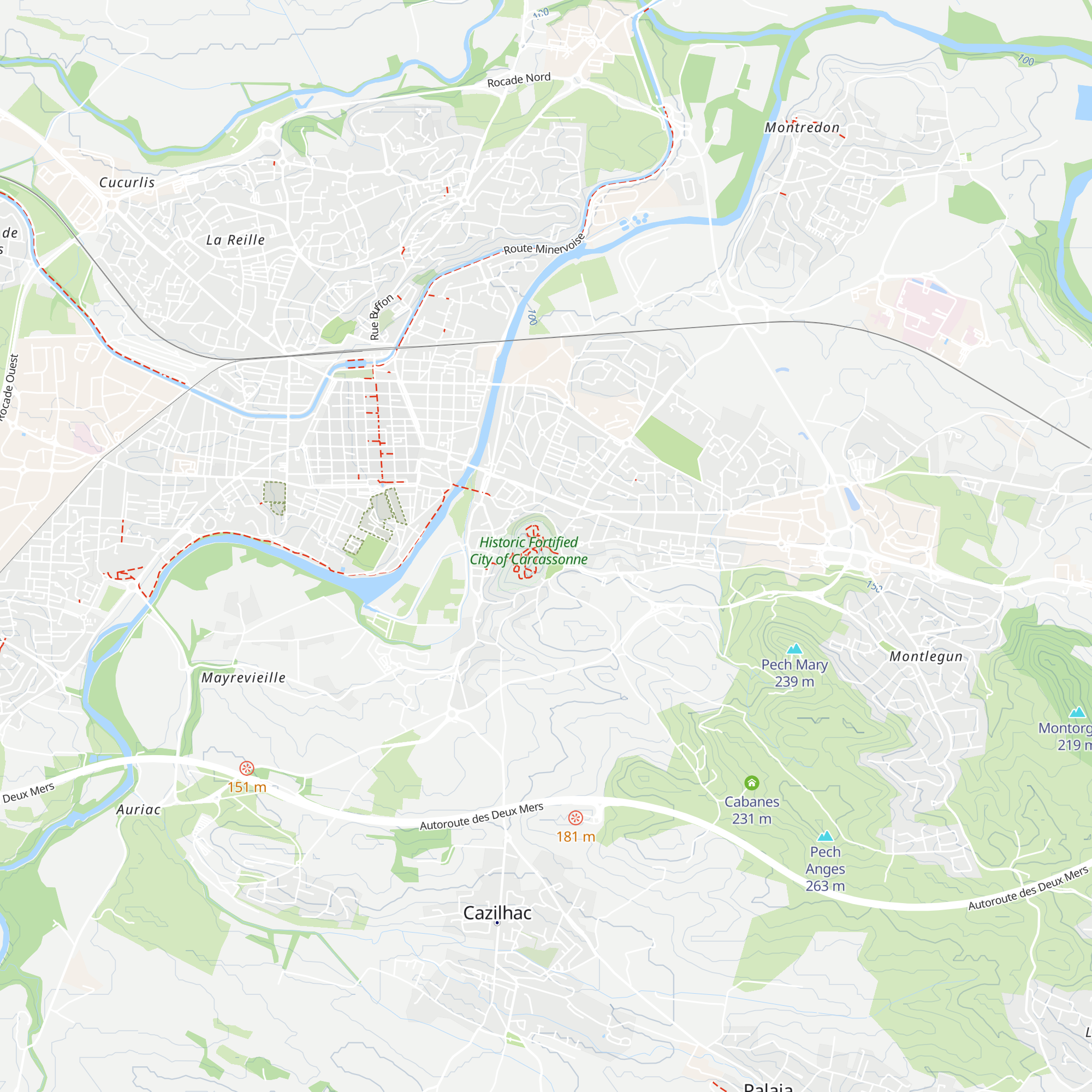 Office du tourisme de la Cité map