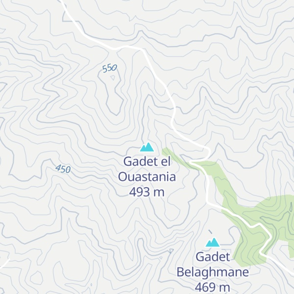 Map of Gadet el Ouastania