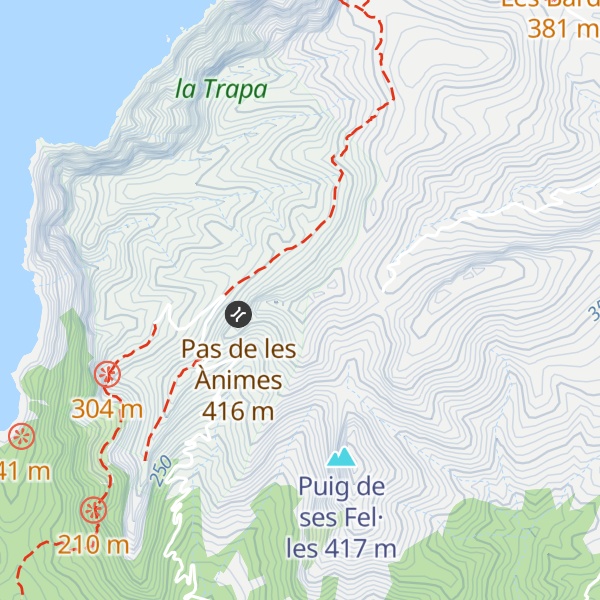 Map of Puntal des Forn