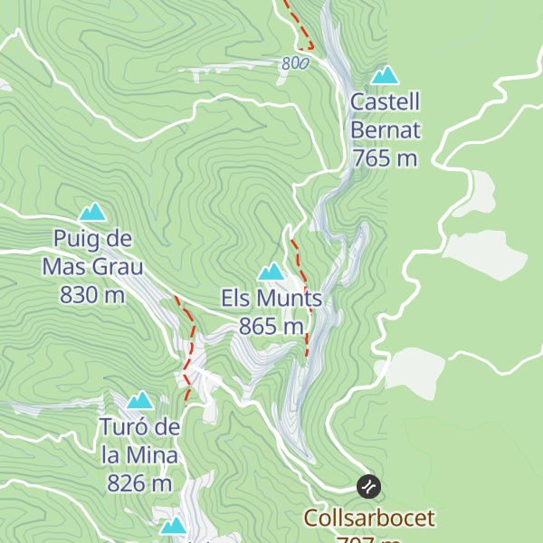 Map of Els Munts