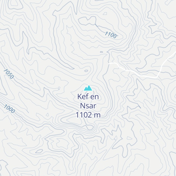 Map of Kef en Nsar