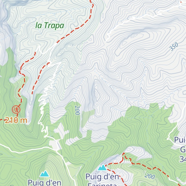 Map of Puig de ses Fel·les