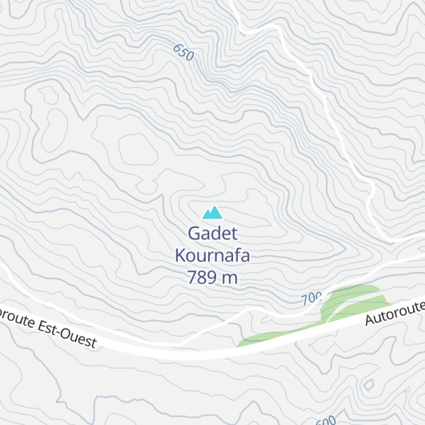 Map of Gadet Kournafa