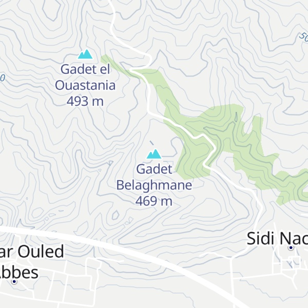 Map of Gadet Belaghmane
