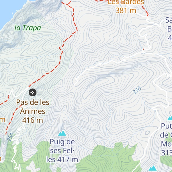 Map of Sa Paret des Moro