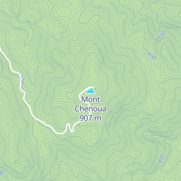 Map of Mont Chenoua