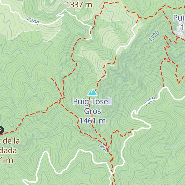 Map of Puig Tosell Gros