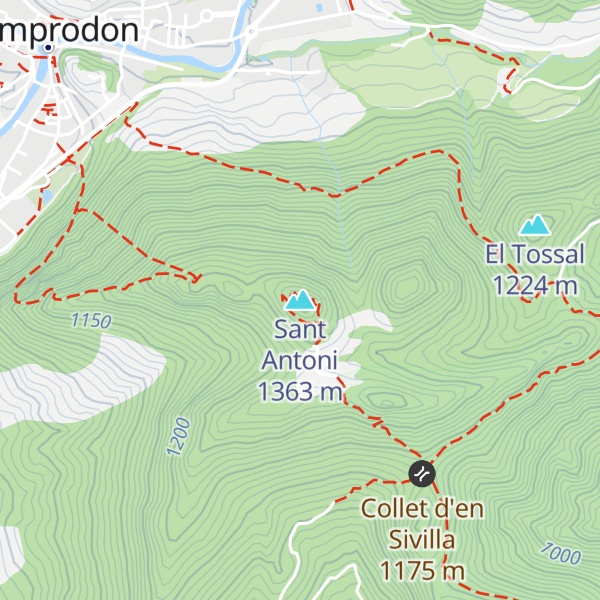 Map of Sant Antoni