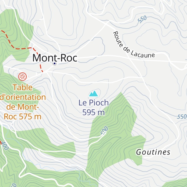 Map of Le Pioch