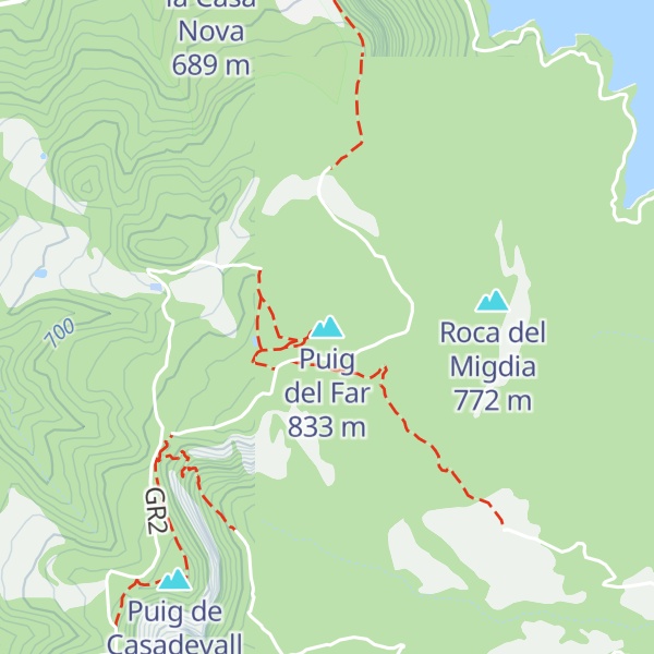 Map of Puig del Far