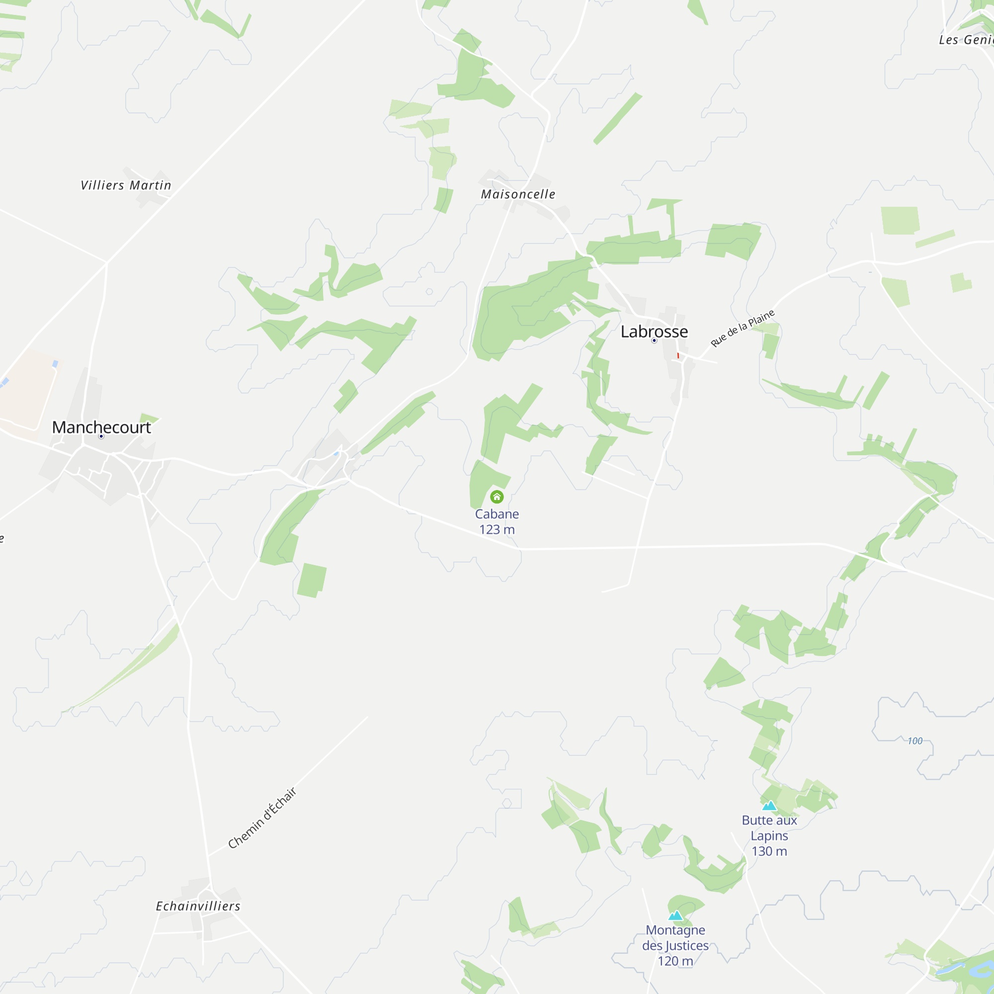 Cabane map
