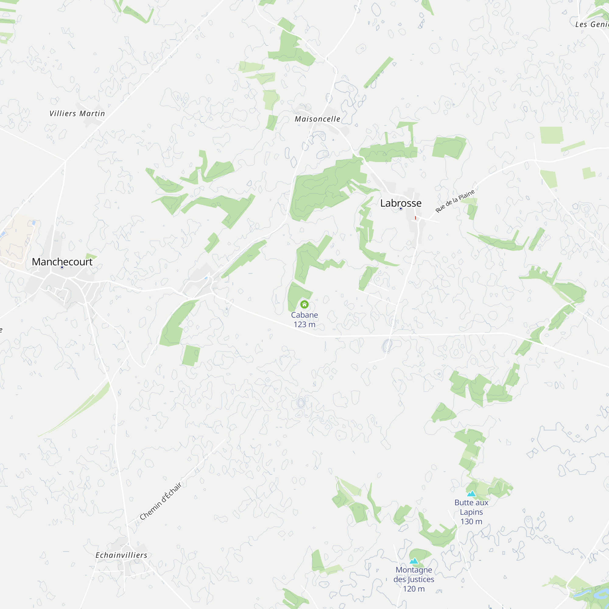 Cabane map
