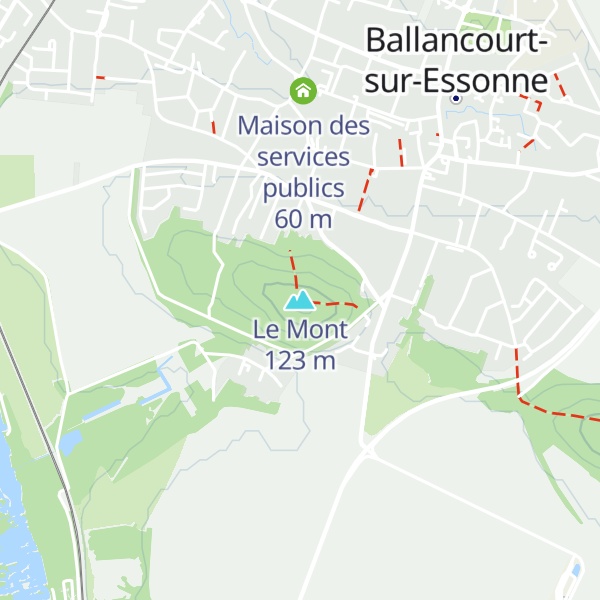 Map of Le Mont