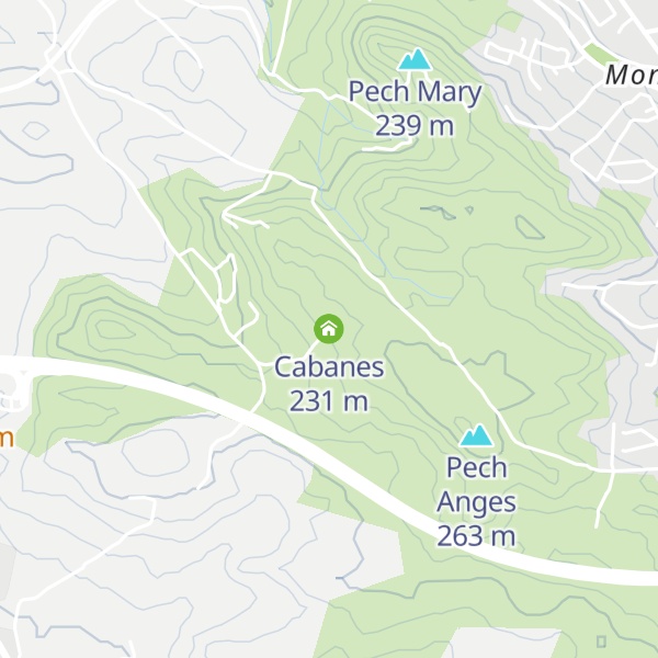Map of Cabanes